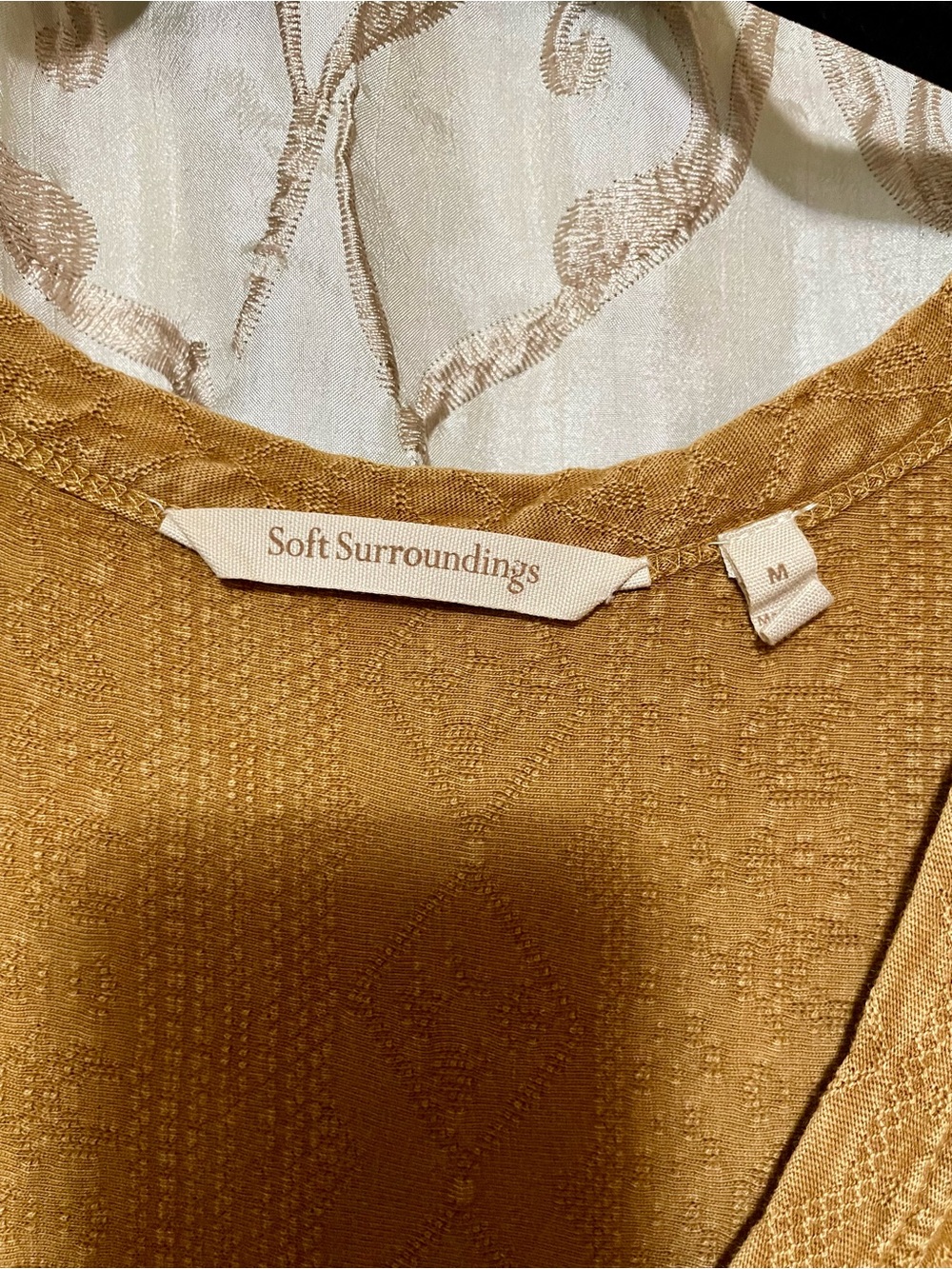 Soft Surroundings Cotton Maxi Dress Siena color Size Medium - Picture 4 of 9